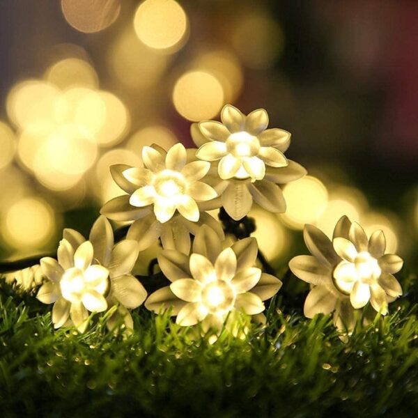 16 Led Lotus Flower Decoration Lights