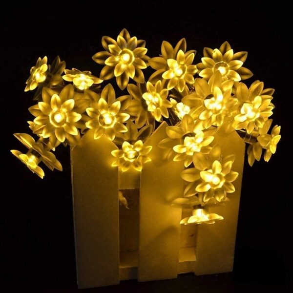 16 Led Lotus Flower Decoration Lights - Image 3