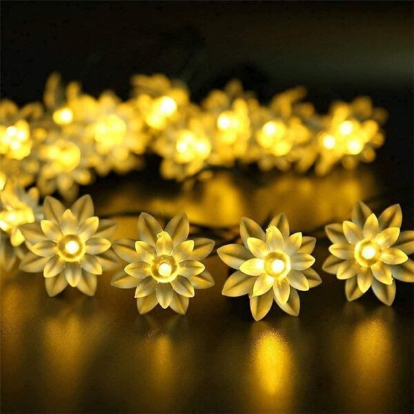 16 Led Lotus Flower Decoration Lights - Image 2