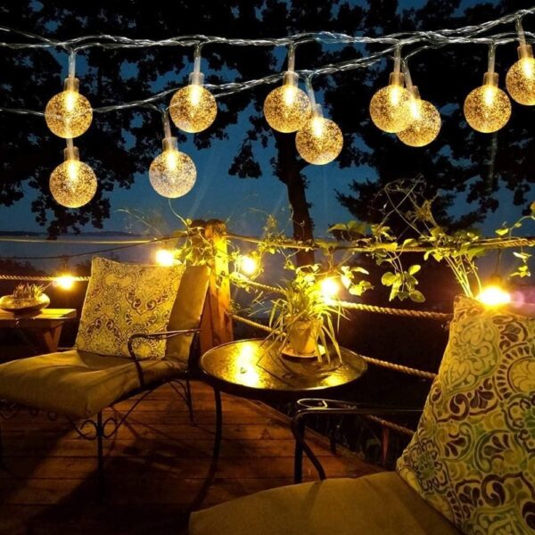 New 16 LED Crystal Balls String Lights - Image 3
